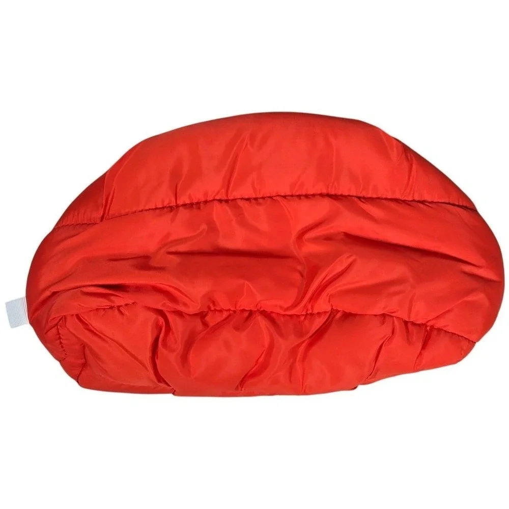 Aerie‎ Offline Puffer Pouch Bag Red Small Makeup Travel Zip Closure Bag
